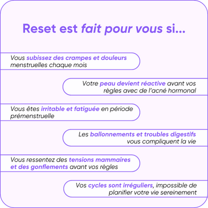 RESET - Cure Syndrome Prémenstruel