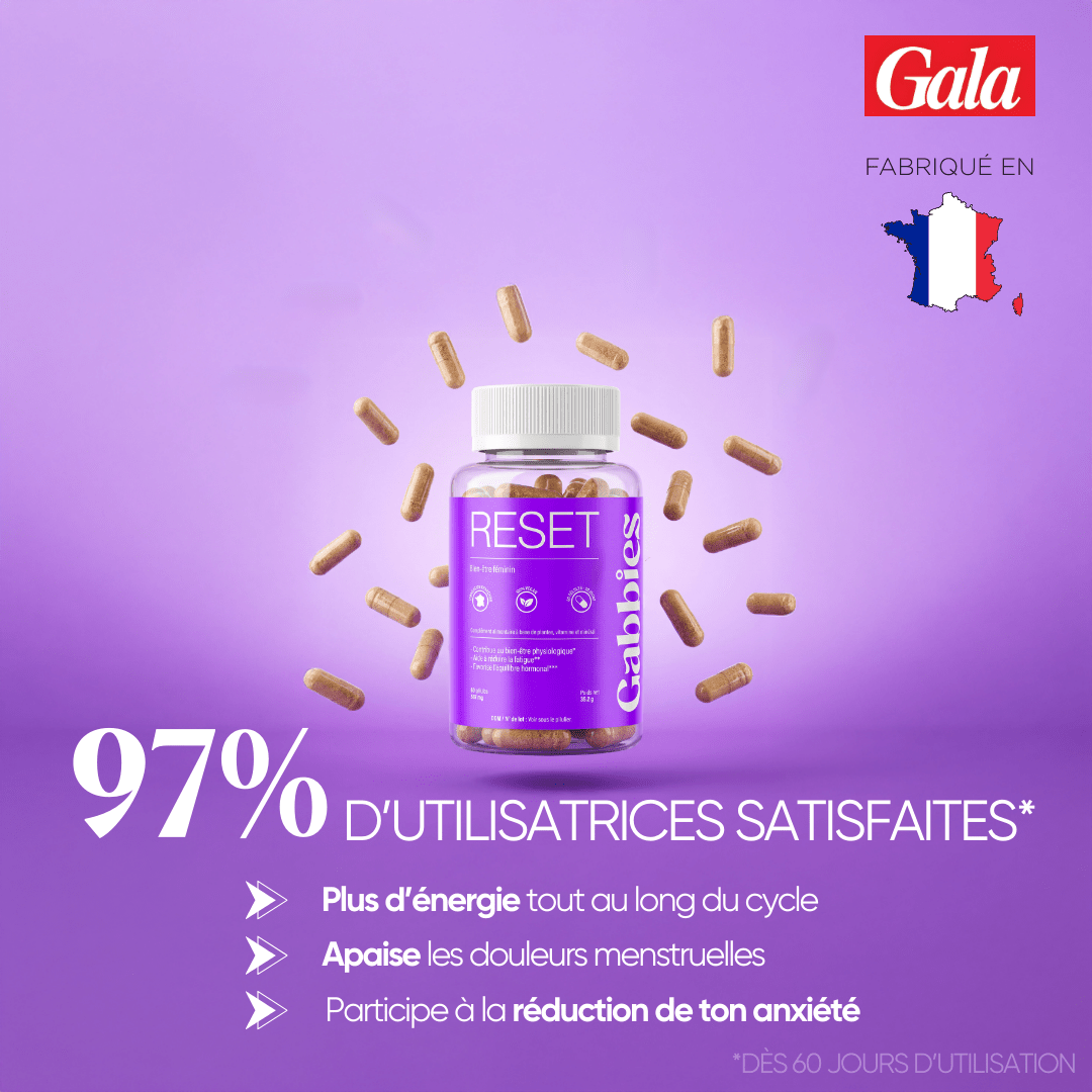 RESET - Complément hormonal qui régule ton SPM