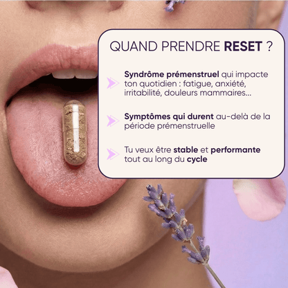 RESET - Complément hormonal qui régule ton SPM