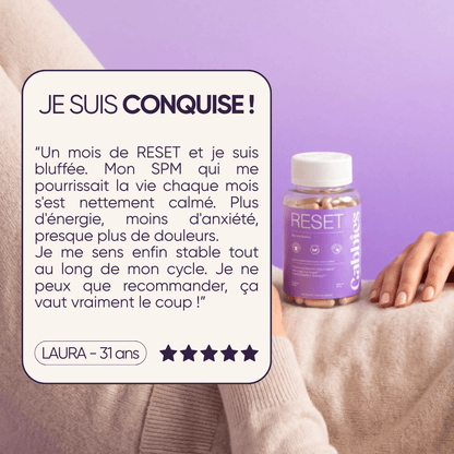 RESET - Complément hormonal qui régule ton SPM